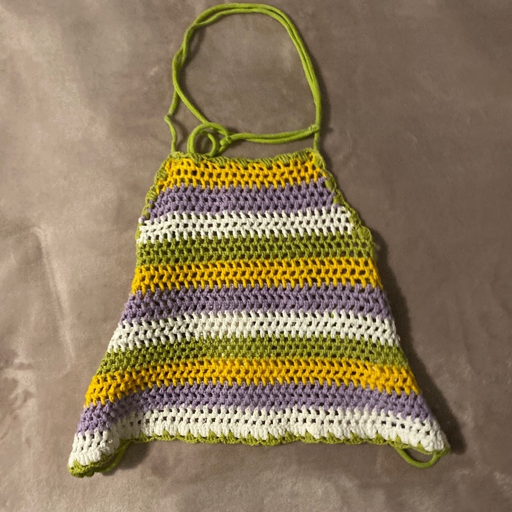 Zara NWT crochet Tank Junior M